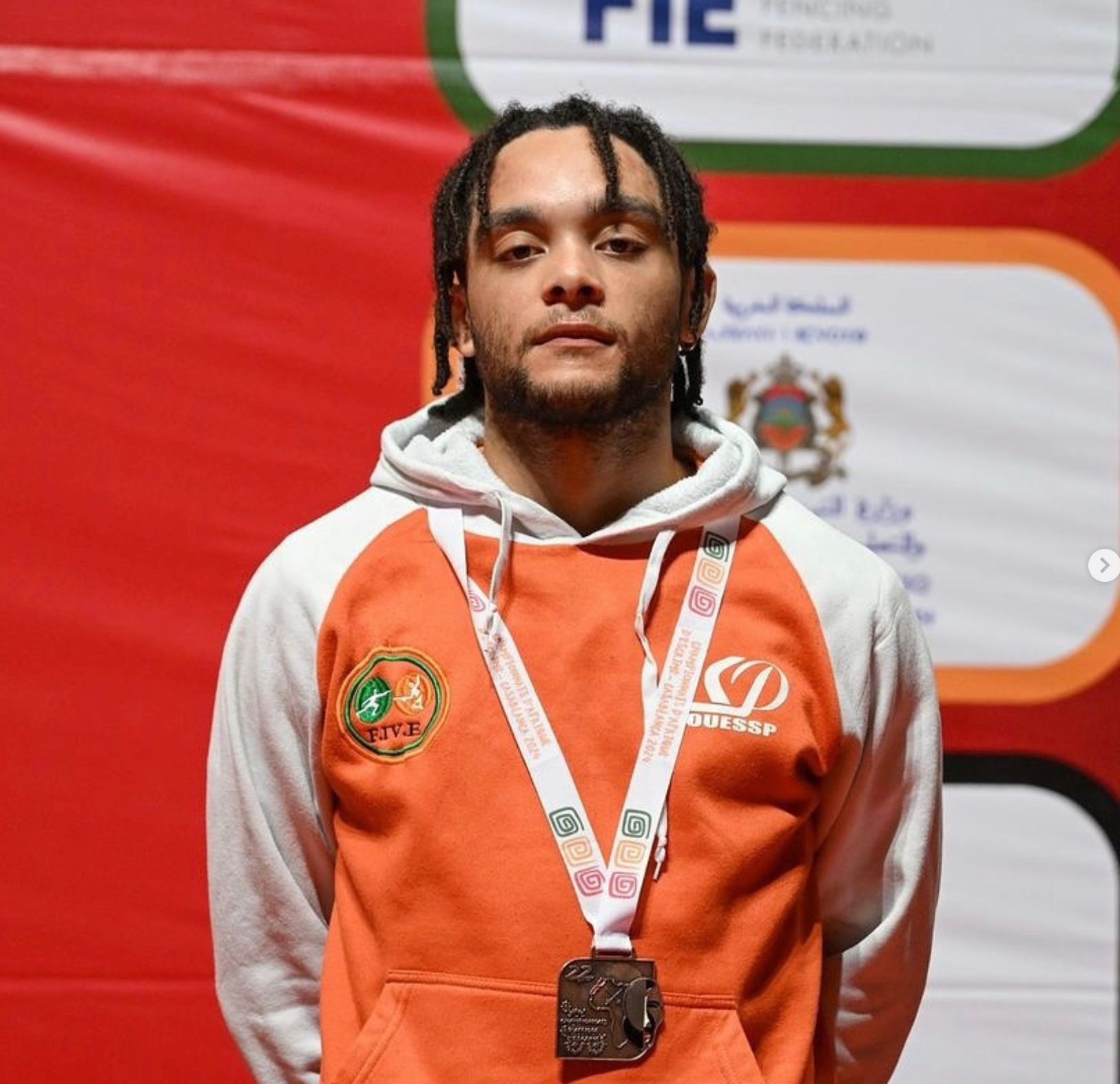CAMINA Go aux côtés de Jeremy F. Keryhuel - Médaille de bronze - Championnats d'Afrique - Escrime